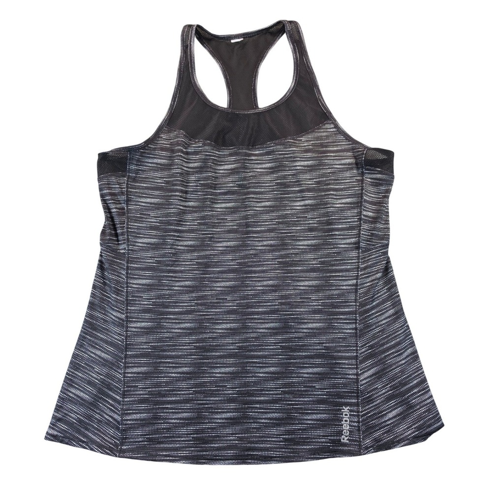 Racerback‎ Workout Tank Black Womens M Reebok Running Fitness
